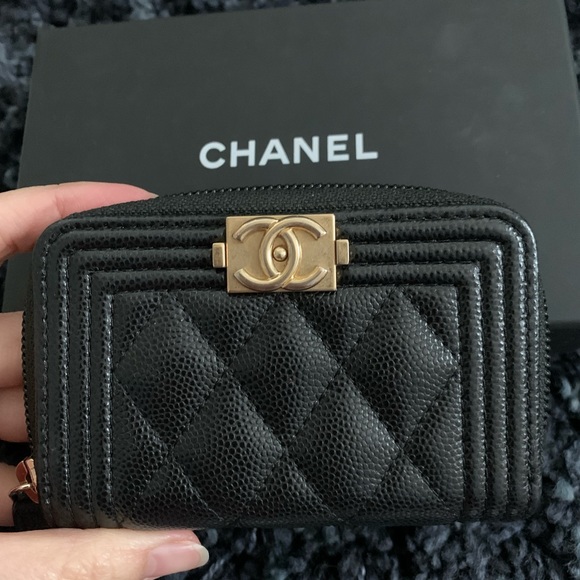 Chanel boy wallet coin purse - Picture 2 of 9